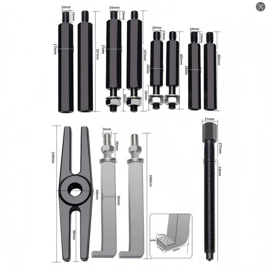 🔧40% DE RÉDUCTION! ✨ Kit d'Extracteur de Roulement 5 Tonnes - avec Coffret de Rangement pour Démontage de Roulements et Joints 🛠️Livraison gratuite📦
