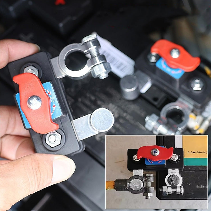 🔥 50% DE RÉDUCTION ! ✨ Coupe-Batterie Voiture - Compatible 12V-24V, Boîtier Ignifuge, Urgence et Entretien ⚡🚘