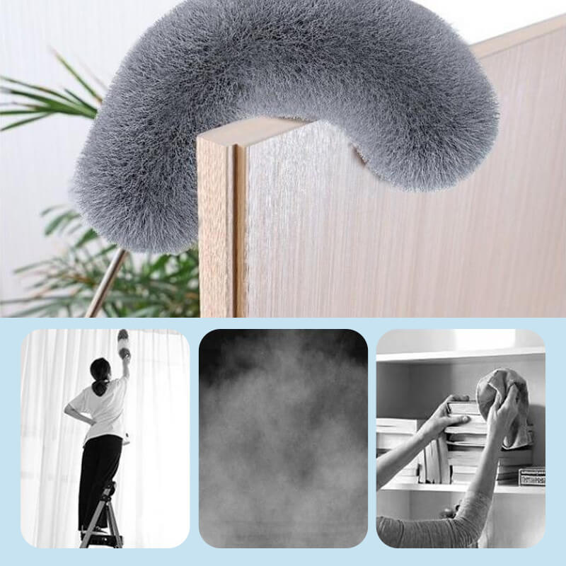 📢📢 60% DE RÉDUCTION ! ✨ Bâtonnet de Nettoyage Rétractable - Adsorption Électrostatique sans Poussière Volante, Idéal pour Plafonds et Espaces Étroits 🧹⚡